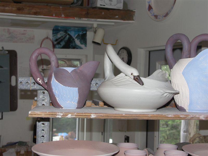 Pitcher, Bowl, works in process